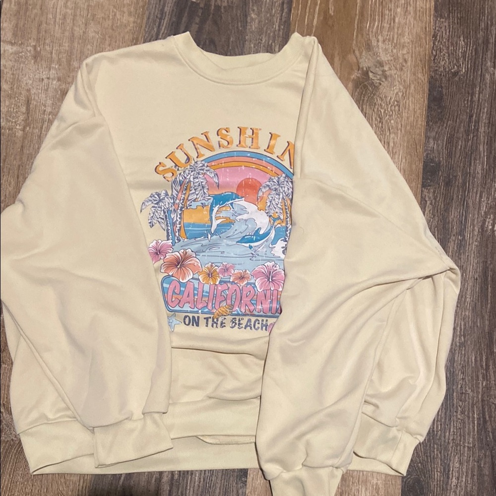 Sunshine California Cream Sweater
